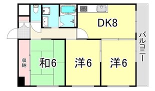 園田駅前ビルの物件間取画像